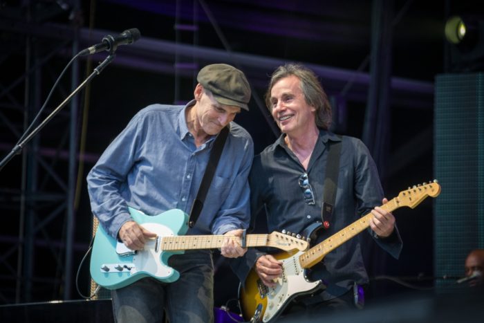 James and Jackson Browne, Wrigley Field, June 30, 2016. Photo by Stephen Green Photography