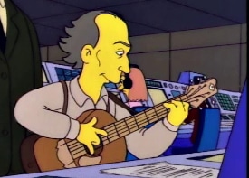 James on the Simpsons