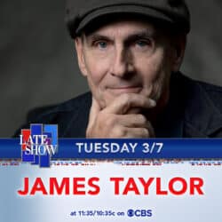 JT on the Late Show with Stephen Colbert March 7