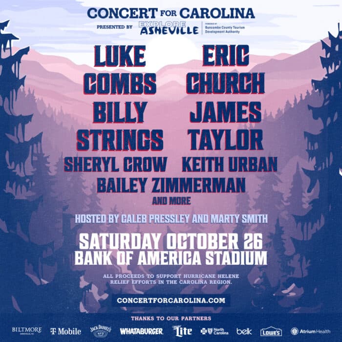 links to ConcertForCarolina.com