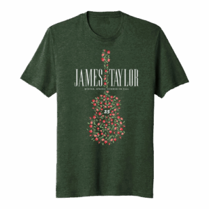 2025 Flower Guitar Tour T-Shirt [Heather Forest Green]